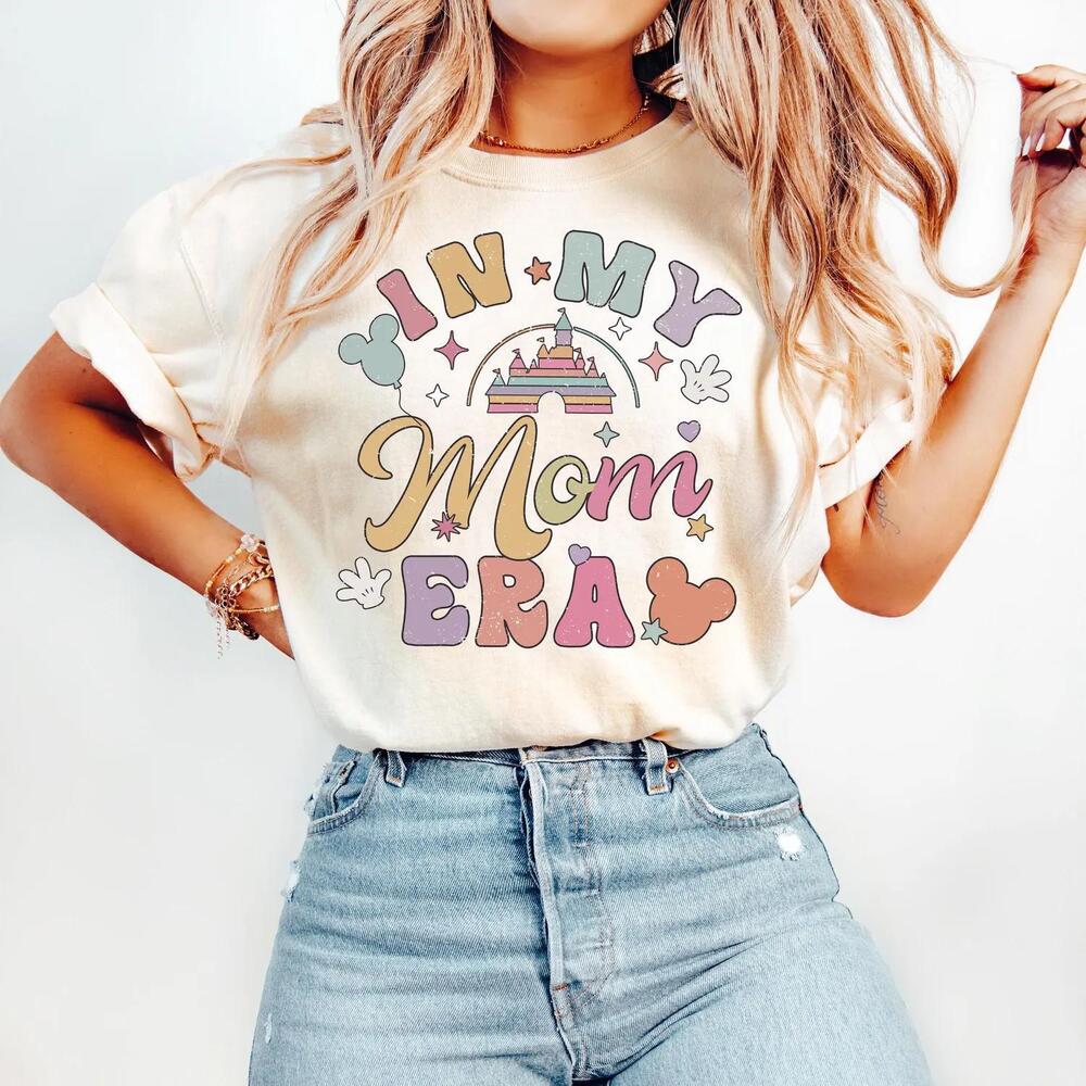 In My Mom Era Shirt Disney Mom Graphic Tee